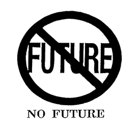 NO FUTURE logo