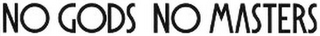 NO GODS NO MASTERS logo