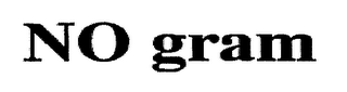 NO GRAM logo