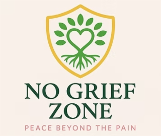 NO GRIEF ZONE PEACE BEYOND THE PAIN logo