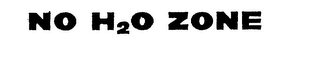 NO H20 ZONE logo