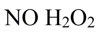 NO H2O2 logo