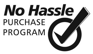NO HASSLE PURCHASE PROGRAM logo