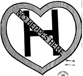 NO HERPES HERE logo