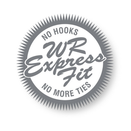 NO HOOKS WR EXPRESS FIT NO MORE TIES logo