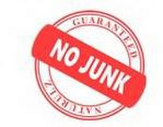 NO JUNK GUARANTEED NATURULZ logo