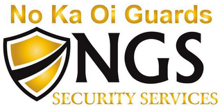 NO KA OI GUARDS NGS SECURITY SERVICES logo