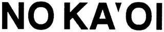 NO KA'OI logo