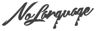 NO LANGUAGE logo