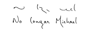 NO LONGER MICHAEL logo