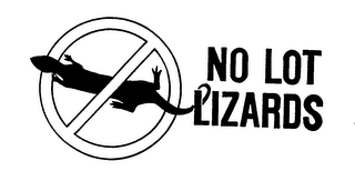 NO LOT LIZARDS logo