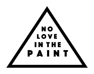 NO LOVE IN THE PAINT logo