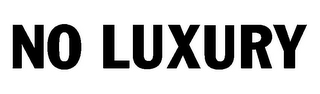 NO LUXURY logo