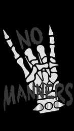 NO MANNERS logo