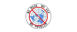 NO MASK NO VAX NO PROBLEM logo