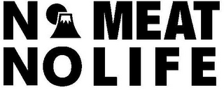 NO MEAT NO LIFE logo