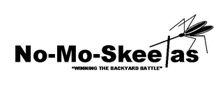 NO-MO-SKEETAS "WINNING THE BACKYARD BATTLE" logo