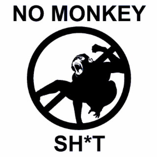 NO MONKEY SH*T logo