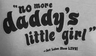 "NO MORE DADDY'S LITTLE GIRL" -ART LABOS SHOW LIVE! logo