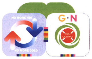 NO MORE HOT NO MORE COLD G N HEAT CONTROL logo