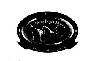NO MORE NIGHT MARES A DREAM OF FREEDOM logo