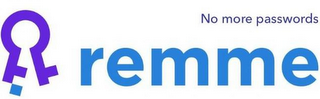 NO MORE PASSWORDS REMME logo