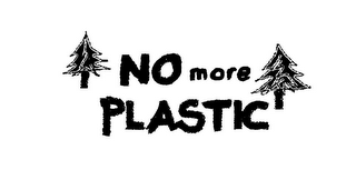 NO MORE PLASTIC logo