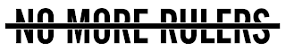 NO MORE RULERS logo