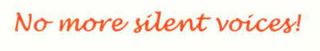 NO MORE SILENT VOICES! logo