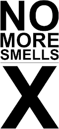 NO MORE SMELLS X logo
