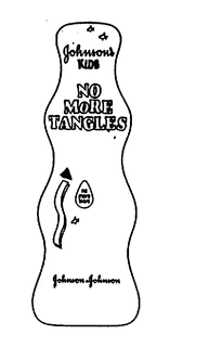 NO MORE TANGLES JOHNSON'S KIDS NO MORE TEARS JOHNSON & JOHNSON logo