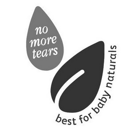 NO MORE TEARS BEST FOR BABY NATURALS logo
