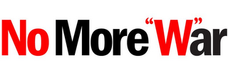 NO MORE "W"AR logo