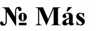 NO MÁS logo