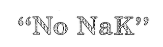 "NO NAK" logo