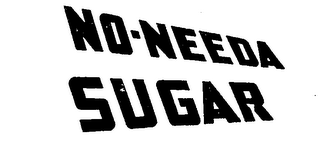 NO-NEEDA SUGAR logo
