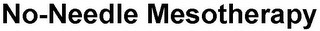 NO-NEEDLE MESOTHERAPY logo