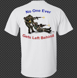 NO ONE EVER GETS LEFT BEHIND logo