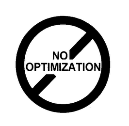 NO OPTIMIZATION logo