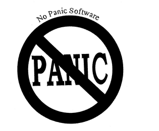 NO PANIC SOFTWARE PANIC logo