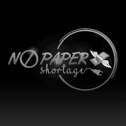 NO PAPER SHORTAGE logo