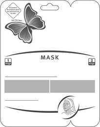 NO PARABENS NO PROPYLENE GLYCOL NO PETROCHEMICALS NO GMO TEST THE BEST 1 STAGE MASK 2 STAGE logo