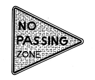 NO PASSING ZONE logo