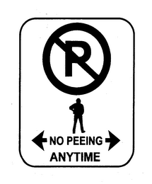 NO PEEING ANYTIME logo