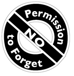 NO PERMISSION TO FORGET logo