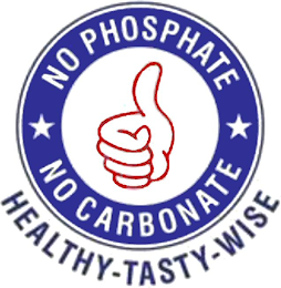 NO PHOSPHATE NO CARBONATE HEALTHY-TASTY-WISE logo
