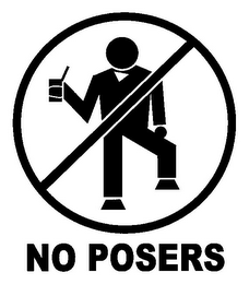 NO POSERS logo