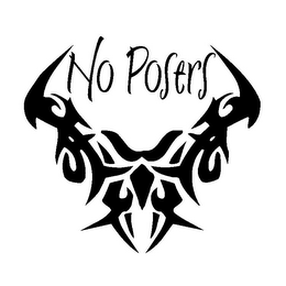 NO POSERS logo