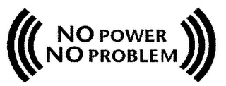 NO POWER NO PROBLEM logo