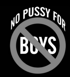 NO PUSSY FOR BOYS logo